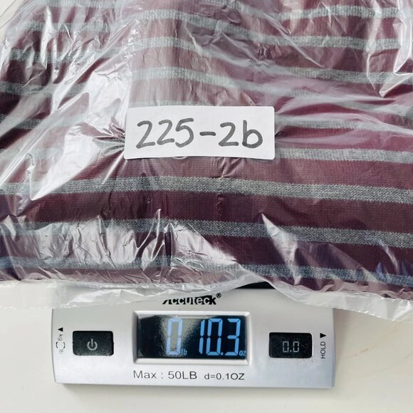 NWT 89th & Madison Womens Burgundy Red 3/4 Sleeve Striped Pullover Sweater Sz 1X - Picture 8 of 8